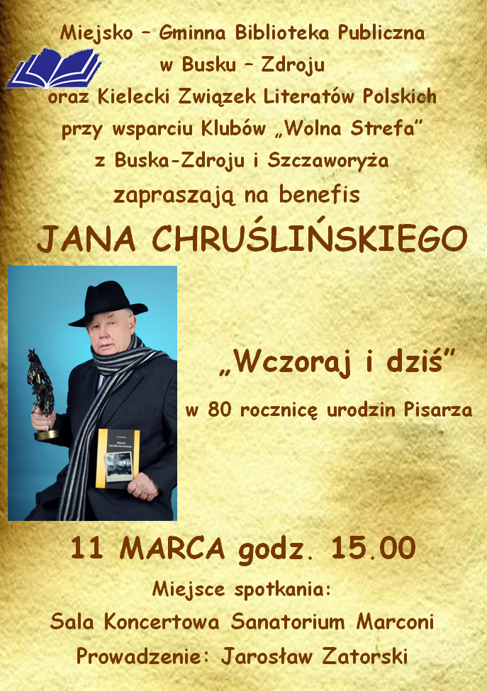 benefis Jan Chruśliński