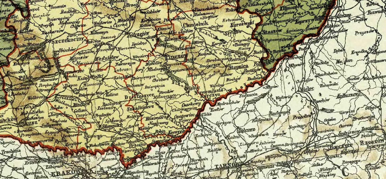 mapa chroberz 1904