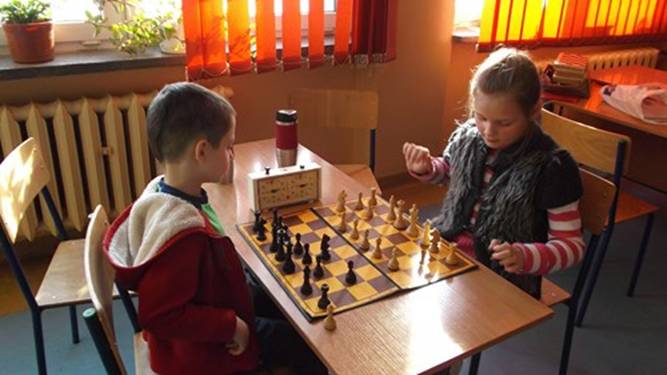 turniej szachowy w SP Choberz