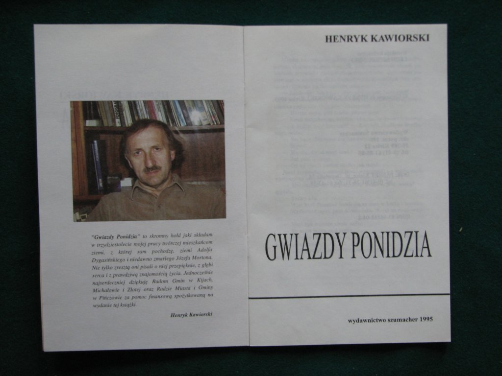 Henryk Kawiorski w jednej ze swoich publikacji